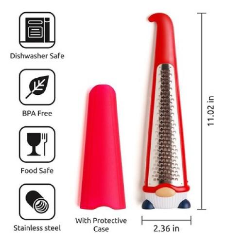 Ototo Holiday Gift Stainless Steel Pepito Gnome Grater Shredder