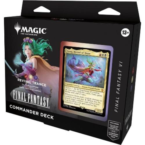 Magic the Gathering Magic: The Gathering Final Fantasy VI Commander Deck - Revival Trance - 100 Cards