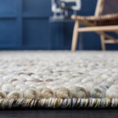 Natura NAT620 Hand Woven Indoor Accent Rug - Ivory/Multi - 3'x3' - Safavieh