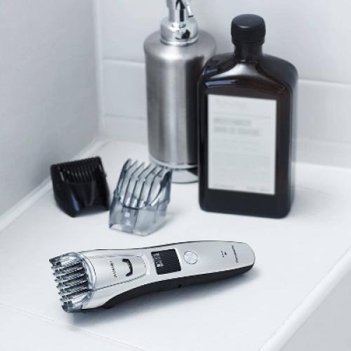 Panasonic Men's All-in-One Rechargeable Facial Beard Trimmer and Total Body Hair Groomer - ES-GB80-S
