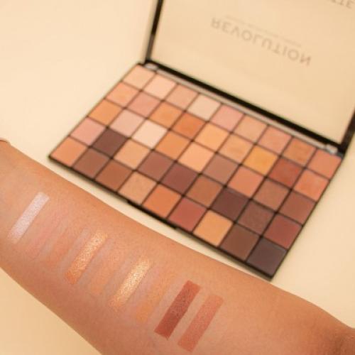 Multicolor Makeup Revolution Maxi Reloaded  Eyeshadow Palette - Ultimate Nudes - 0.27oz