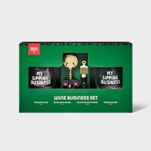Wine Business Gift Set - Tabitha Brown for Target Missing one cup