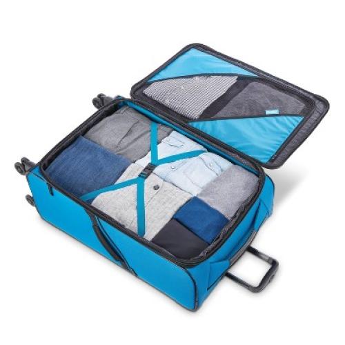 American Tourister Phenom 28 Softside Spinner Suitcase - Blue