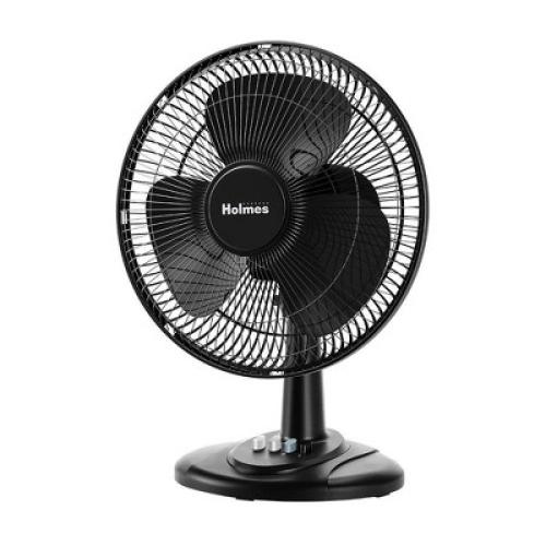 Holmes 12 Oscillating 3 Speed Adjustable Table Fan with Push Button Controls