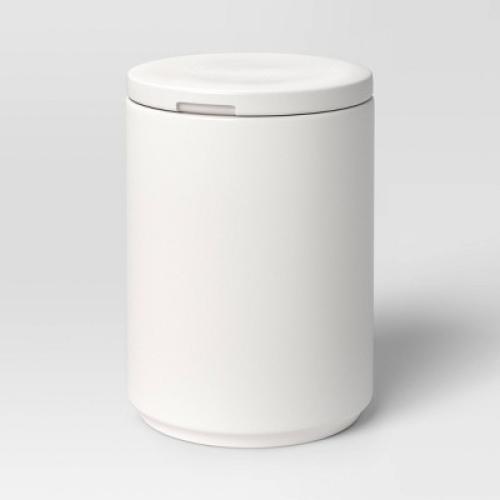 76oz Food Storage Canister White - Threshold Ceramic Kitchen Container with Lid, Snack  Storage