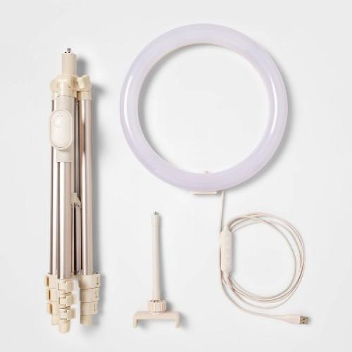 Ring Light with Tripod - heyday™ Stone White