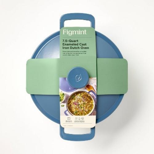 7.5qt Enamel Dutch Oven Blue - Figmint™