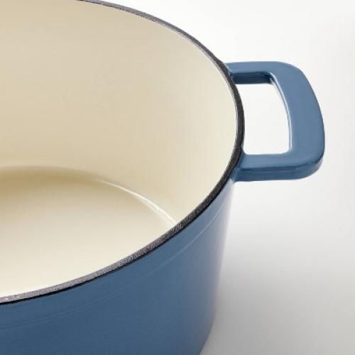 7.5qt Enamel Dutch Oven Blue - Figmint™