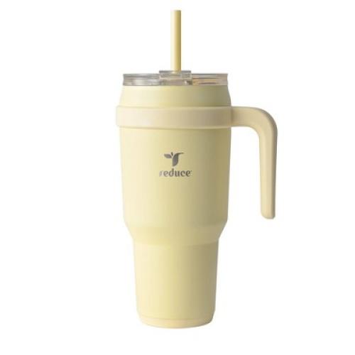 Reduce 40oz Cold1 Vacuum Insulated Tumbler Mug Light Yellow: Dishwasher-Safe, Portable Drinkware