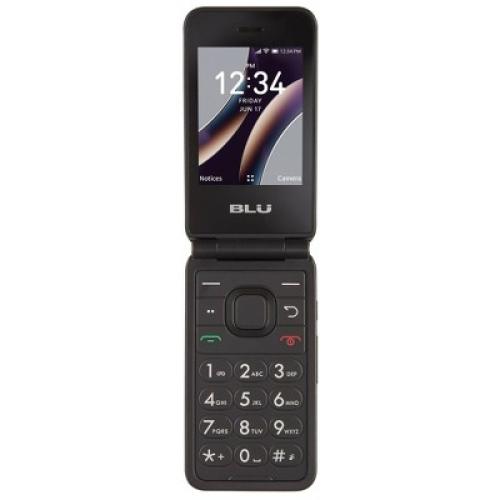 Tracfone Prepaid BLU Flex 4G Flip Phone (8GB) CDMA LTE - Black
