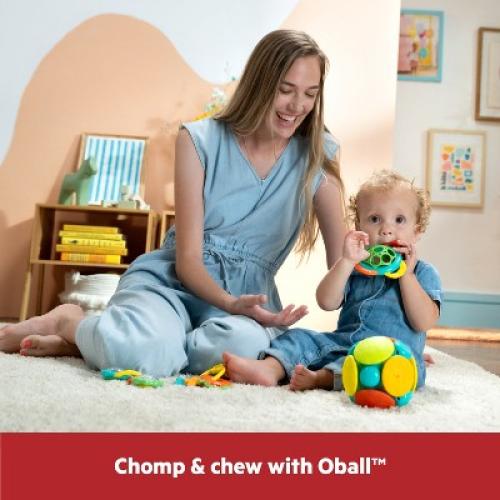 Oball Catch Me Smile Teethers Baby Toy Gift Set - 4pc