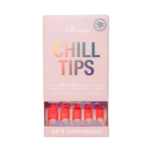 Chillhouse Chill Tips Nail Art Press On Fake Nails - 90's Supermodel - 24ct