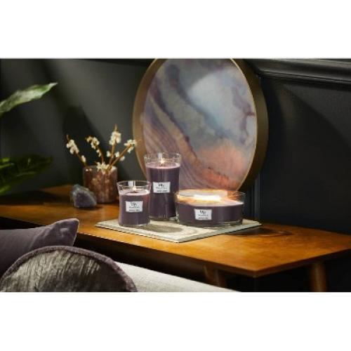 21.5oz Large Hourglass Jar Candle Amethyst & Amber - WoodWick