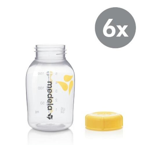 Medela Breast Milk Collection and Storage Bottles with Solid Lids - 6pk/5oz