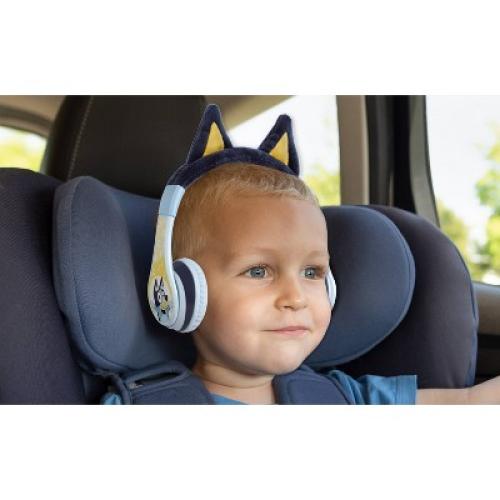 Color Blue eKids Bluey Bluetooth Wireless Headphones - Blue