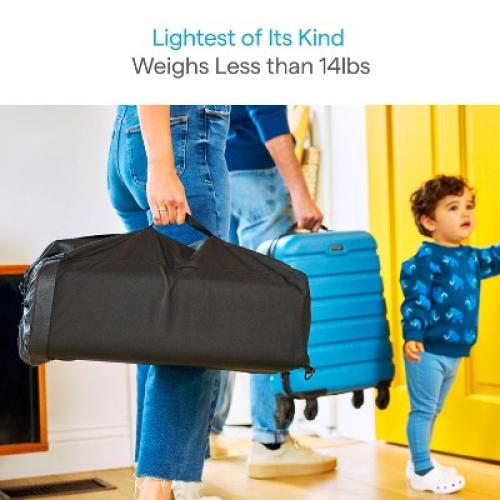 Munchkin Ultra-Lite 3-in-1 Playard, Crib and Bassinet - Black MAY HAVE MISSING PIECES