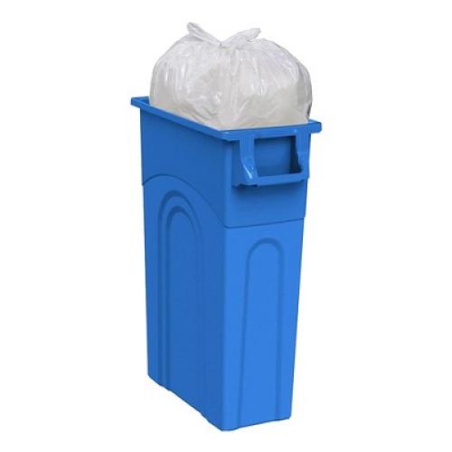 United Solutions 2 Pack 23 Gallon Kitchen Trash Cans, Tall Garbage Bins with Slim Profile and Integrated Handles, Highboy, Blue ‼️Only comes with ONE ‼️