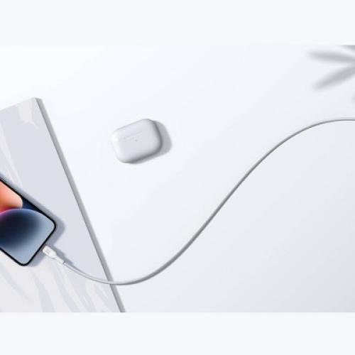 Anker 3' Bio-Braided Lightning to USB-C ECO Friendly Fast Charging Cable - White