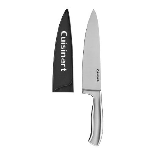 Cuisinart Classic 8 Stainless Steel Chef Knife with Blade Guard - C77SS-8CF2: High Carbon, Ergonomic, Rust-Resistant