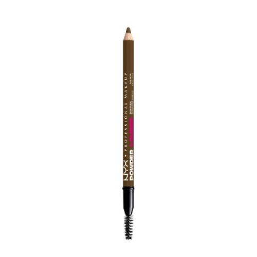 NYX Professional Makeup Powder Louder Brow Pencil - Soft Brown - 0.13oz: Filling, Shaping, Finish