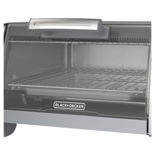BLACK DECKER 4 Slice Toaster Oven - Silver - TO1700SG❗MAY HAVE MISSING PIECES/NEEDS CLEANING❗