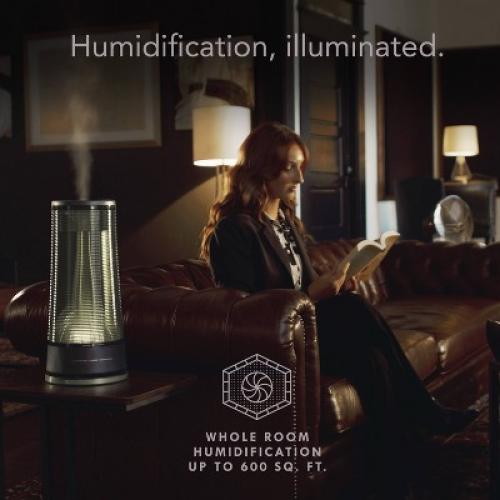 Vornado Lucerna 3 Ultrasonic Humidifier: Cool Mist, 2 Settings, 1.5L Capacity, 28-Hour Run Time, Auto Shut-Off, ETL Listed