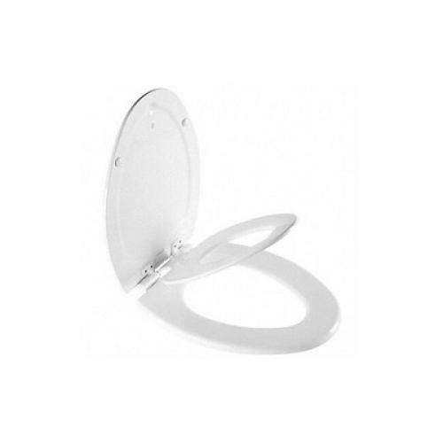 Mayfair  Toilet Seat,Elongated,White,14-1/8 W 7M1888SLOW-000
