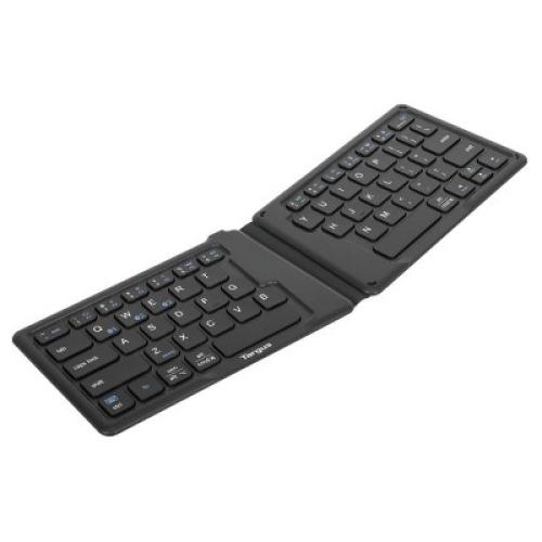 Targus Ergonomic Foldable Antimicrobial Tablet Keyboard - Black