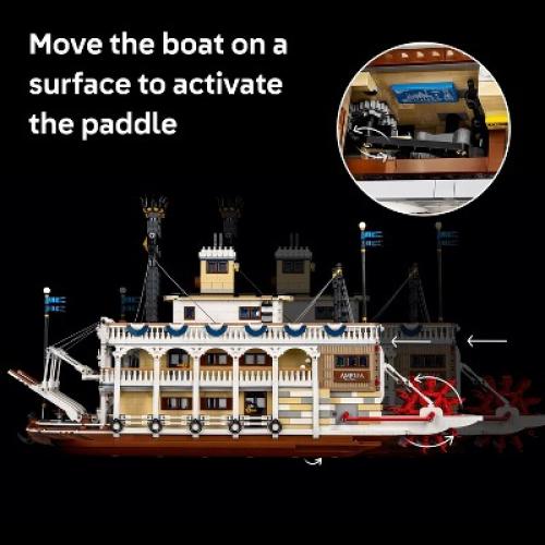 LEGO Ideas River Steamboat Building Set for Adults 21356