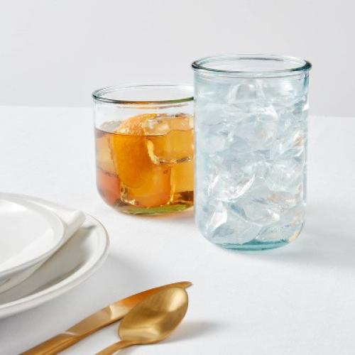 12pc Glass Potomac Double Old-Fashioned Assorted Tumbler Set - Threshold™