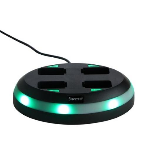 Insten 4-in-1 Charger for Nintendo Switch & OLED Model Joycon Controller, Joy Con Docking Station RGB Charging Dock Accessories