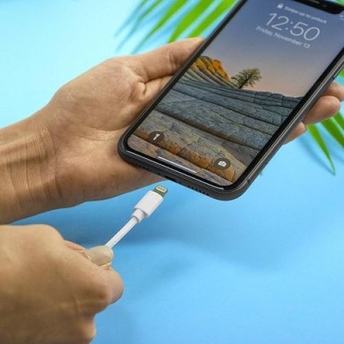 Just Wireless 10ft TPU Lightning to USB-A Cable - White