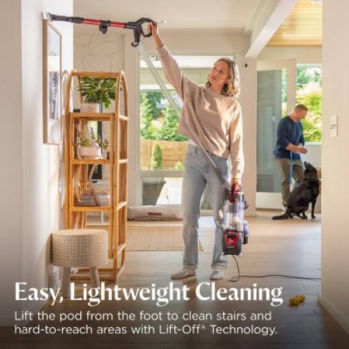 (MISSING ACCESSORIES)BISSELL CleanView Max FurGuard LiftOff Pet Hair Pick-Up Vacuum Cleaner 4243 25' 11.7 Black