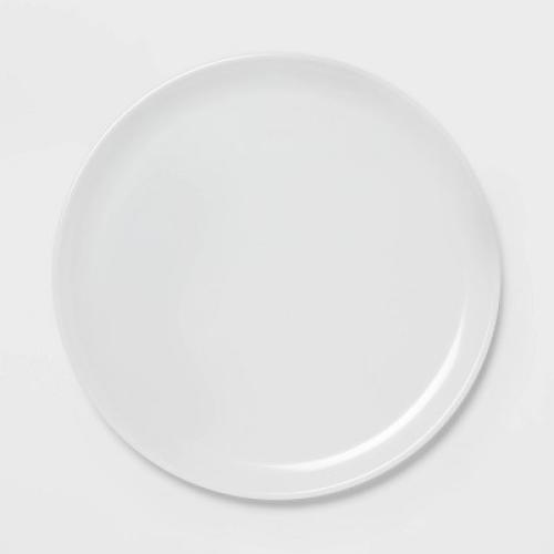 14x14 Melamine Round Serving Plate White - Threshold™