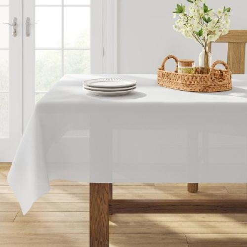 120 x 60 Solid Tablecloth White - Threshold™