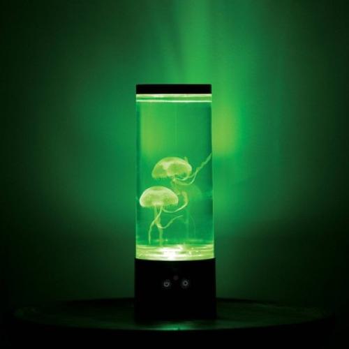 12 RGB Jellyfish Lamp with USB Black - West & Arrow: LED, Ocean Theme, No Assembly