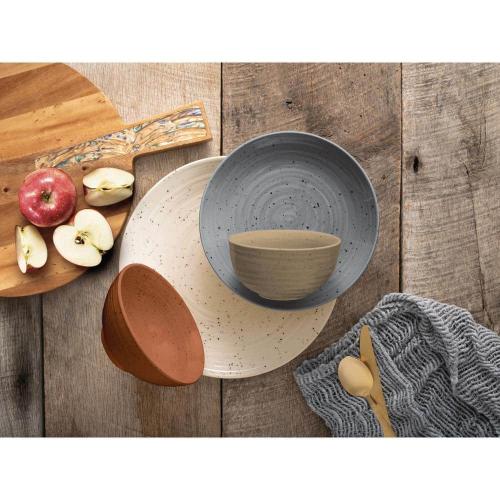 Siterra Painter's Palette 16-Piece Stoneware Dinnerware Set