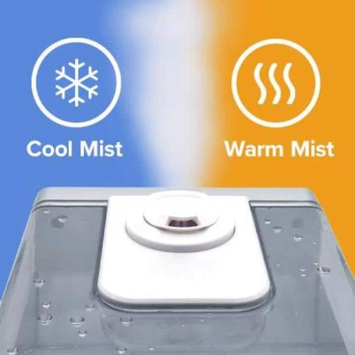 1.5 Gal. Warm and Cool Mist Ultrasonic Humidifier and Diffuser with Remote Control up to 750 sq. ft.
