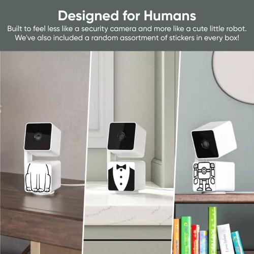 Color White Wyze Pan v3 Wired Indoor/Outdoor 1080P HD Home Security Camera with Privacy Mode