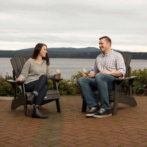 Black Composite Adirondack Chair