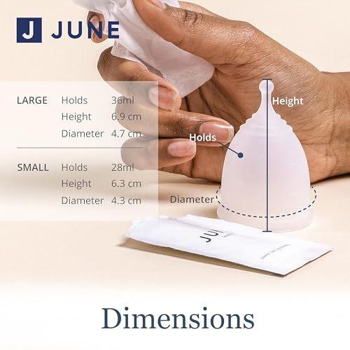 June Menstrual Cup - Soft (Clear Mini (1 Pack))