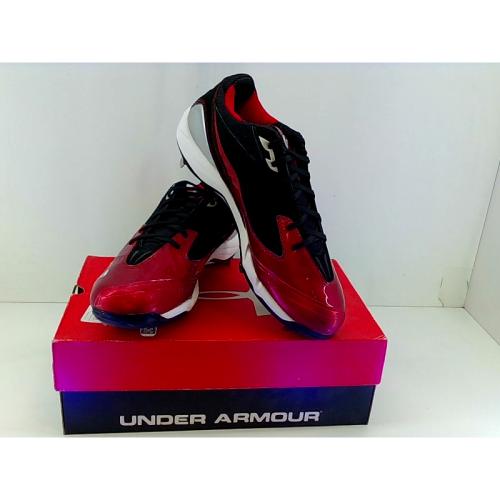 UNDER ARMOUR-M-SIZE 11-BLK/RED-NATURAL  II LOW