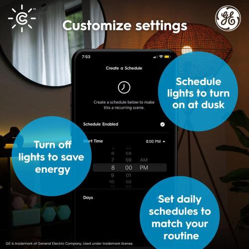 Reveal 60-Watt EQ A19 Full Color Smart Bulbs (3-Pack)