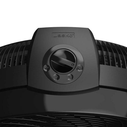 Lasko 20 in. 3 Speeds Cyclone Floor Fan in Black with 90 Degrees Tilt Adjustment, Built-In Carry Handle, Wall Mountable