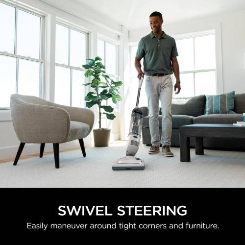 Shark Navigator Freestyle Bagless Cordless Washable Filter Upright Vacuum for Hard Floors and Rugs with XL Dust Cup in White