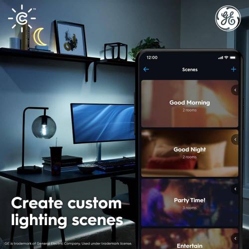 Reveal 60-Watt EQ A19 Full Color Smart Bulbs (3-Pack)