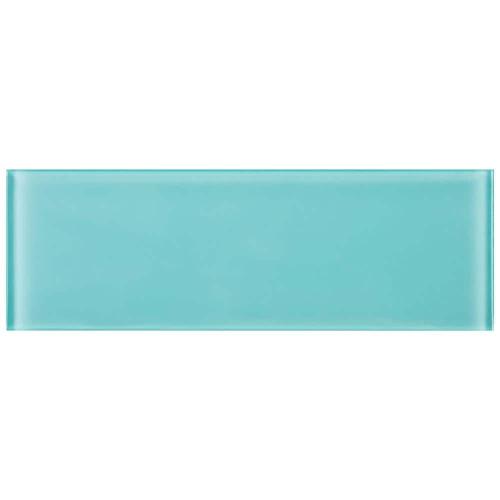 Crystile Ocean 4 in. X 12 in. Glossy Glass Subway Tile (10 sq. ft./Case)
