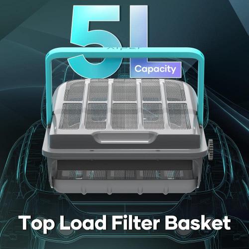 Surfer M1 Solar Powered Automatic Robotic Pool Skimmer Cleaner in White