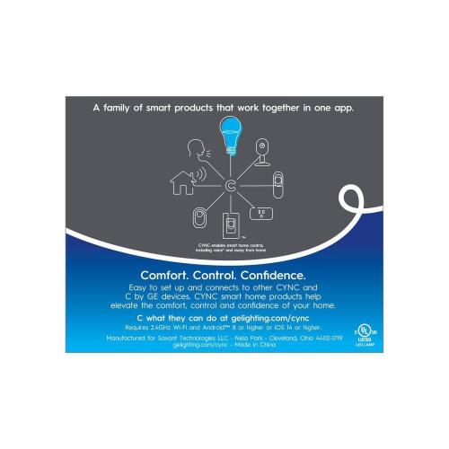 Reveal 60-Watt EQ A19 Full Color Smart Bulbs (3-Pack)