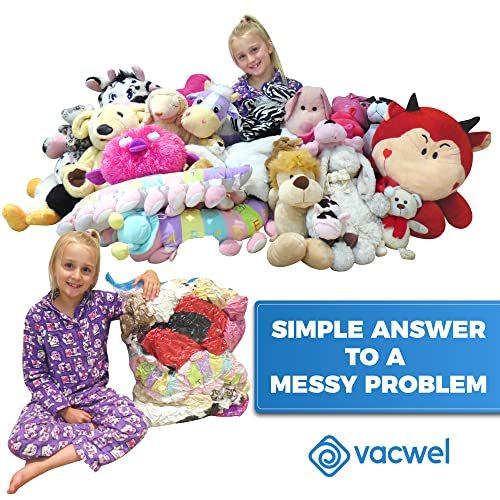 5-Pack XXL- Jumbo Space Vacuum Storage Bags for Clothing Storage - Vacuum Space Bags for Comforters Blankets and Clothes - 5x XXL Size (47x35in)